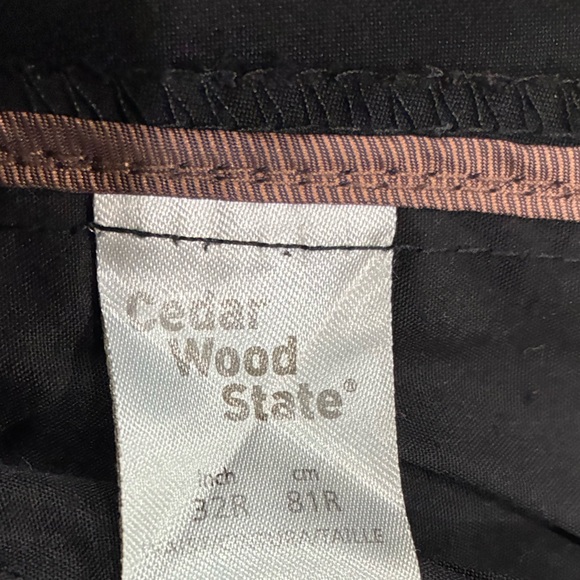 Cedar Wood State Men’s Black Suit – Size 40R / 32R (Two-Piece Set) - Picture 7 of 9